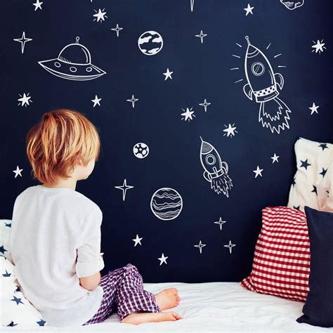 Space Wall Decals – Cozy Nursery