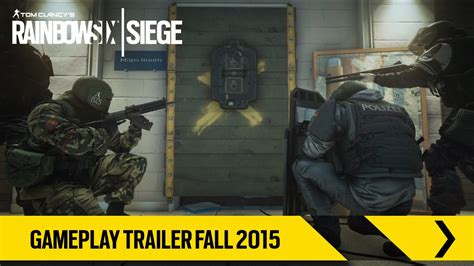 Tom Clancys Rainbow Six Siege Gameplay Trailer Fall 2015 Europe Youtube