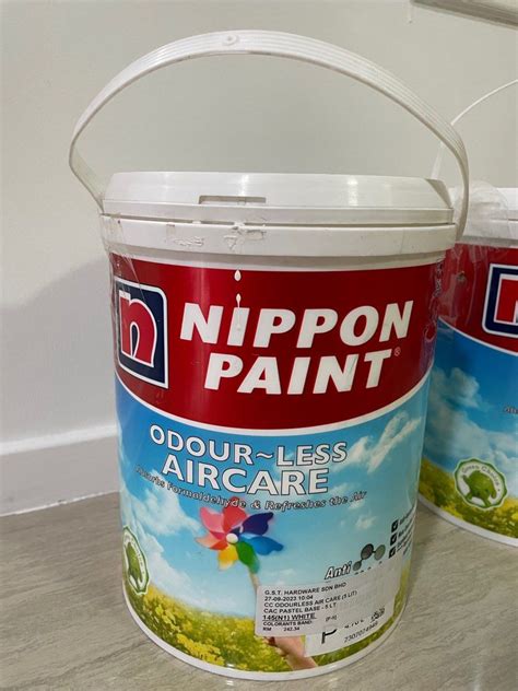 Nippon Paint Odour Less Aircare L White Furniture Home Living