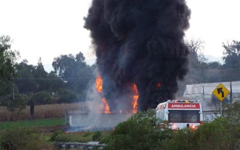 Explosión en toma clandestina de Hidalgo genera fuerte incendio La