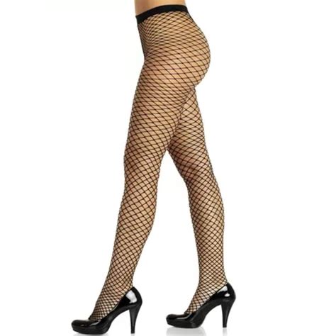 Meia Calça Arrastão Elástico Na Cintura Lupo Bra Lingerie