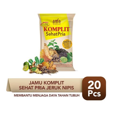 Jual Jamu Sehat Pria Komplit Sido Muncul Isi Sachet Untuk Menjaga