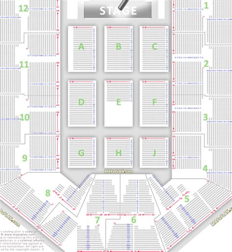 Birmingham Arena Seating Plan With Seat Numbers | Elcho Table