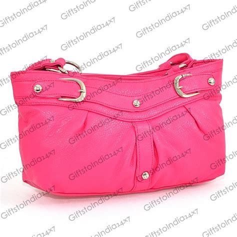 Beautiful Deep Pink Ladies Handbag Bags And Purses