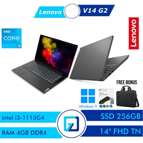 Jual Lenovo V14 G2 Intel I3 1115g4 Ram Gen 11 Ram 4 256gb Ssd 14 Fhd Windows 11 Ohs Ori