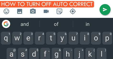 C Mo Desactivar La Autocorrecci N O El Corrector Ortogr Fico En Android