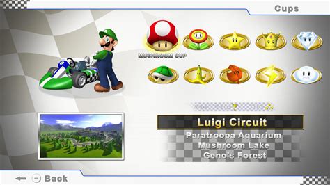 Mario Kart Wii U Cup Selection Screen by AlistairRoo on DeviantArt