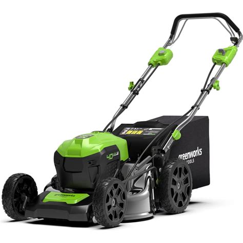 Газонокосилка аккумуляторная GreenWorks GD40LM46SP 40V, 46см ...