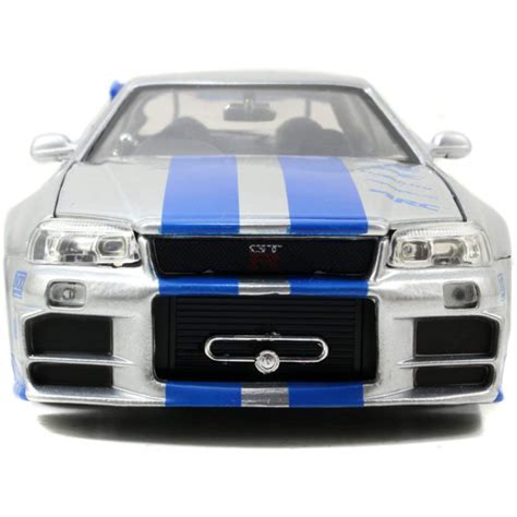 Auto metalowe 2002 Nissan Skyline GT R R34 Szybcy i Wściekli 1 24