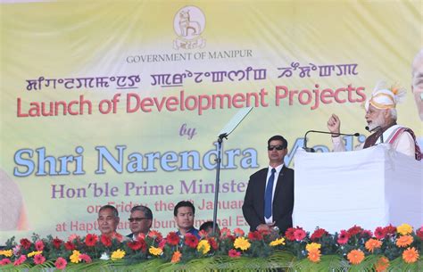 PM Modi inaugurates several development projects in Manipur - Dynamite News