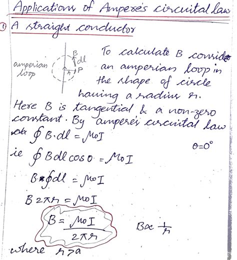 SOLUTION: Applications of ampere s circuital law and problems - Studypool