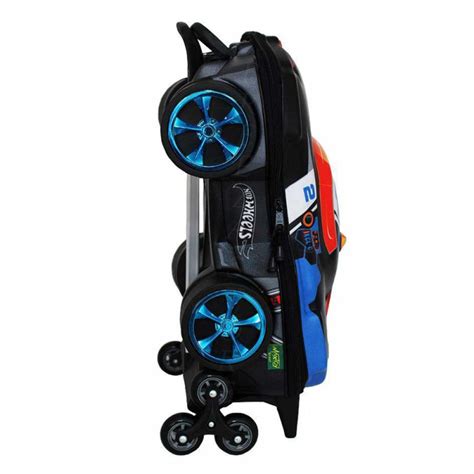 Mochila D De Rodinhas Infantil Hot Wheels Terrain Storm Preto Maxtoy