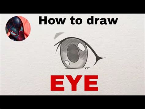 How To Draw Eye Anime Eye Step By Step Drawing Youtube