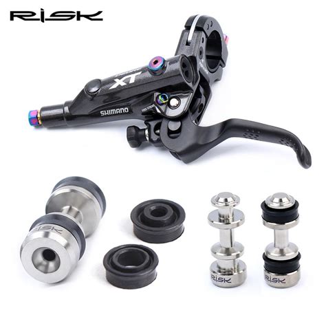 Risk Alavanca De Freio De Bicicleta De Tit Nio Pist O Para Shimano Xt