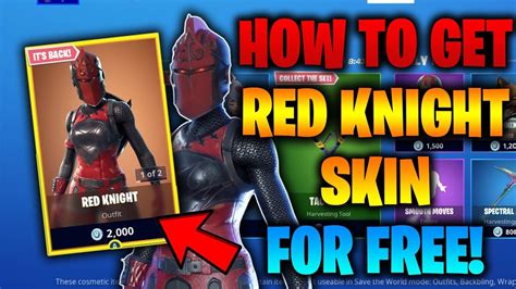 New Fortnite Red Knight Skin For Free Fortnite Chapter 2 Youtube