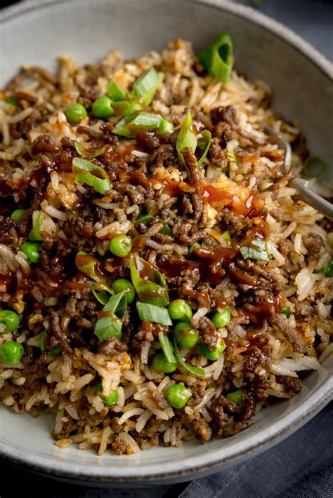 Minced Beef Fried Rice Nickys Kitchen Sanctuary