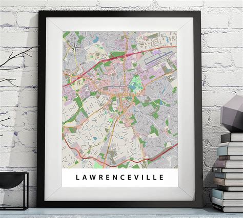 Lawrenceville GA Map Home Printable - Passion Fury