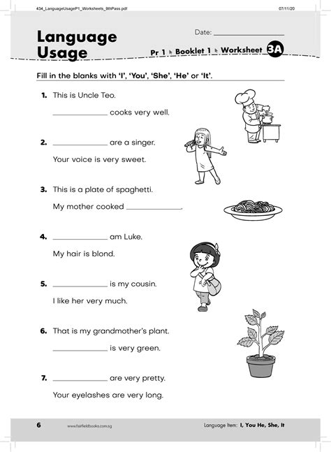 printable worksheets  english language learners language worksheets