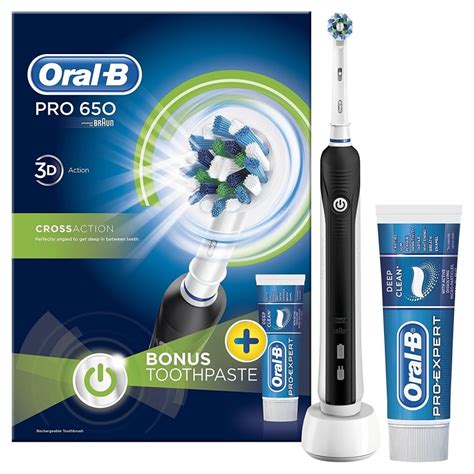 Oral B Pro Electric Toothbrush With Bonus Toothpaste Dental From