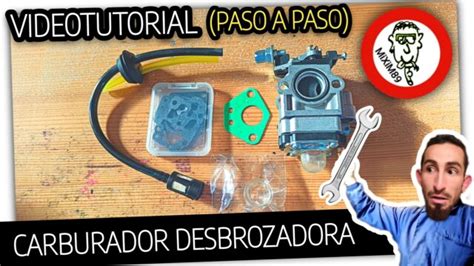 Carburador Desbrozadora Tutorial Para Instalar Y Ajustar