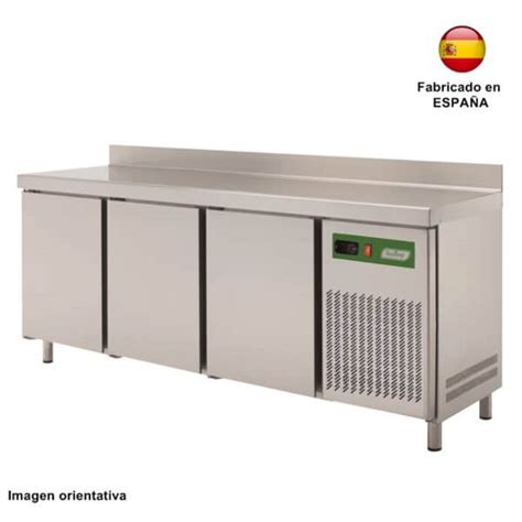 Mesa Refrigerada Acero Inoxidable Doble Puerta Idhosteler A