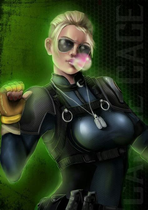 Mortal Kombat X Fan Art Cassie Cage Mortal Kombat X Happy Tree Friends Military Gear