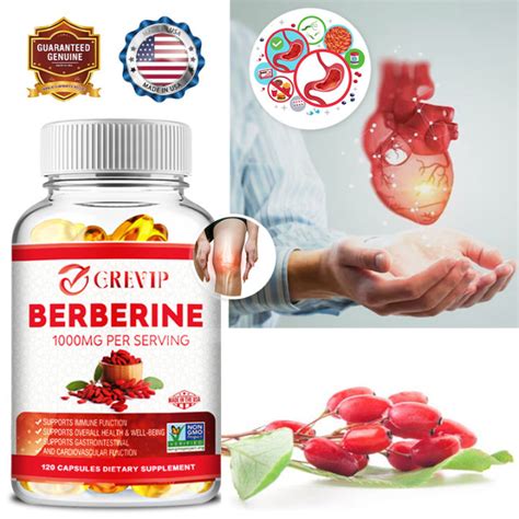 Berberine Mg Per Serving Supports Immune Function And