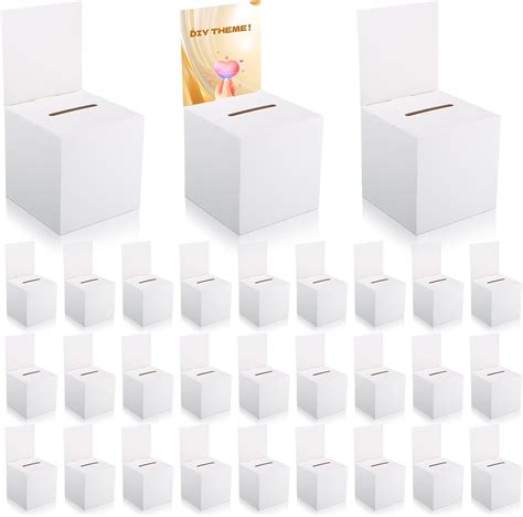 50 Pcs Raffle Boxes Bulk Ballot Box Suggestion Donation Box