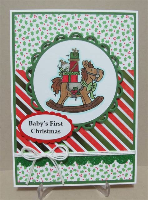 Savvy Handmade Cards: Baby's First Christmas Card