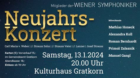 Neujahrs Konzert 2024 Gratkorn Online