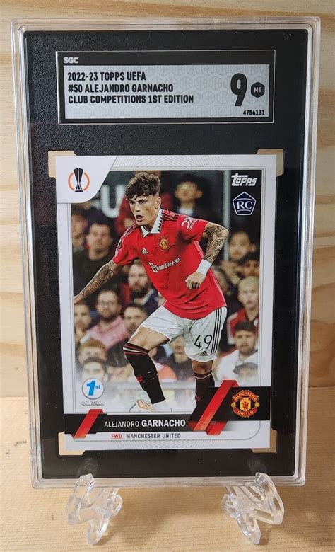 Topps Uefa Club Competitions St Edition Alejandro Garnacho Rc Mt