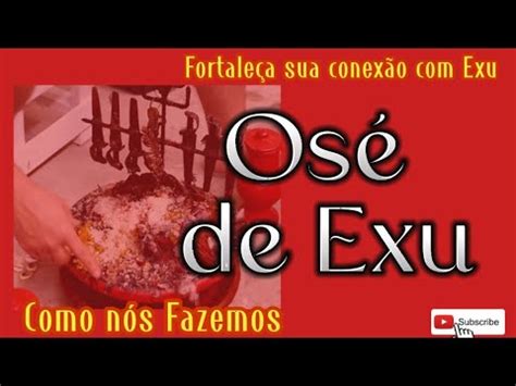 OSÉ NO ASSENTAMENTO DE EXU CULTO A EXU umbanda fé exuemojuba