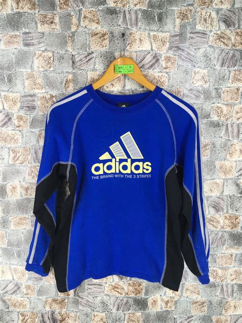 Vintage 90s Adidas Equipment Logo Jumper Streetwear Pullover Crewneck