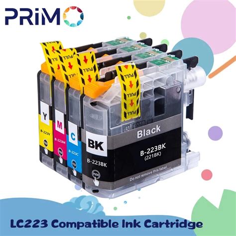 Cartucho De Tinta LC223 LC221 LC 223 Para Impresora Brother Compatible