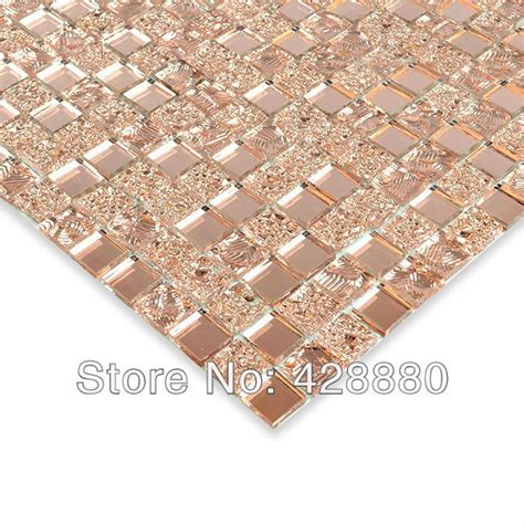 Mirrored Mosaic Tile Backsplash Antique Mirrored Arabesque Tile Wall