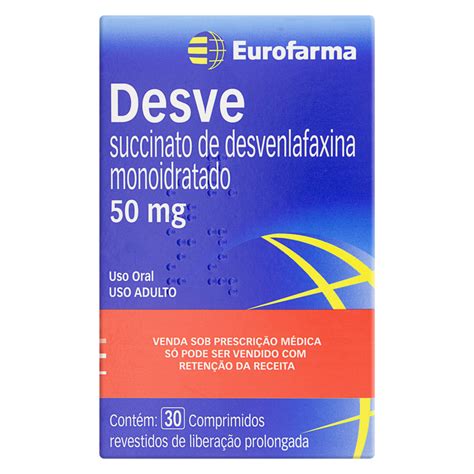 Desve 50mg Eurofarma Caixa 30 Comprimidos Revestidos Gtineanupc