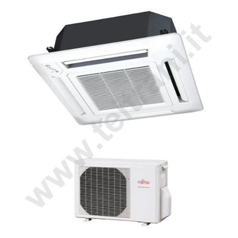 FUJITSU CLIMATIZZATORE A CASSETTA 4 VIE KV 6262 12000 BTU MODELLO AUXG