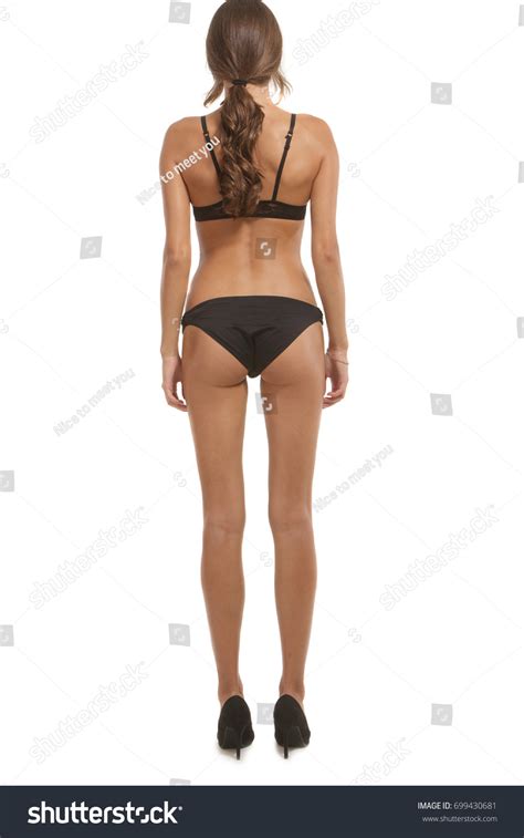 Sexy Hot Woman Black Lingerie Isolated Stock Photo 699430681 Shutterstock
