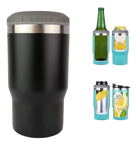 Porta Latas Térmico Botella Vaso Cerveza Acero Inoxidable Meses sin