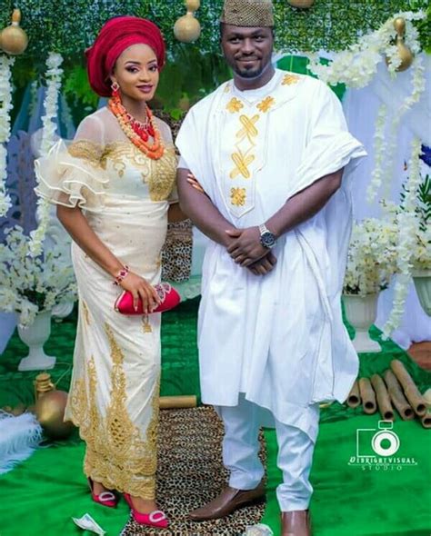 Clipkulture | Igbo Couple In Traditional Wedding Attire