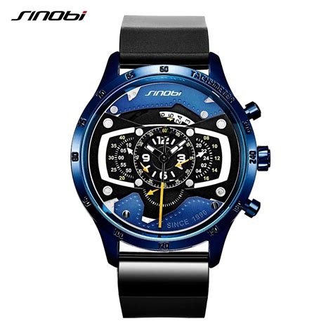 Sinobi New Creative Men S Watch Fashion Racing Sport Chronograph