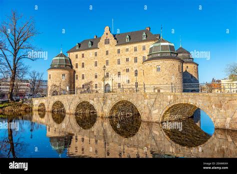 View of the Orebro castle, Sweden Stock Photo - Alamy