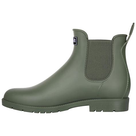 Snapklik Asgard Womens Ankle Rain Boots Waterproof Chelsea Boots