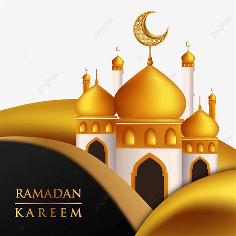 Mosque Ramadan Kareem Vector Hd Images Ramadan Kareem Wave Background