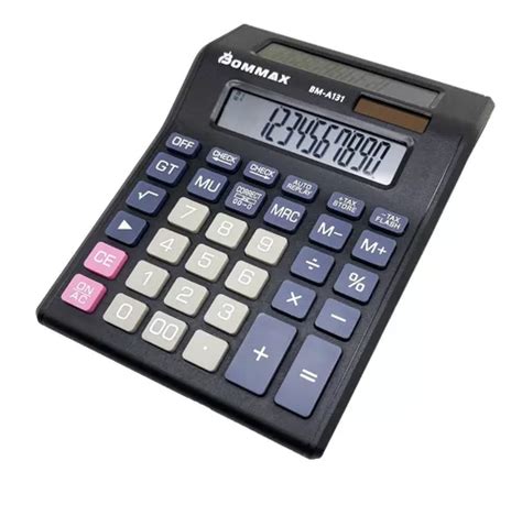 Calculadora De Mesa Visor Duplo 12 Dig Bommax A131 MercadoLivre