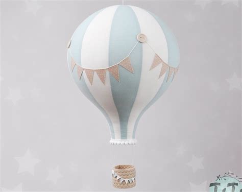 BIG Hot Air Balloon Travel Theme Nursery Decor Hot Air Balloon Retro Style Baby Shower Gift