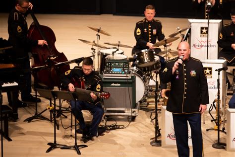 Photos Us Army Jazz Ambassadors Big Band Performance The Daily Iowan