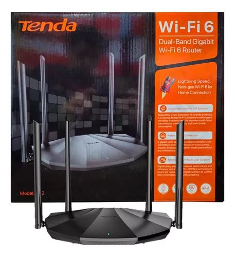 Router Tenda Tx2 Wifi 6 Ax1500 Gigabit 4x6dbi Fibra Mercadolibre