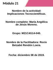 DEJESUSMORENO MARIAANGELICA M21S1AI2 docx Módulo 21 Semana 1