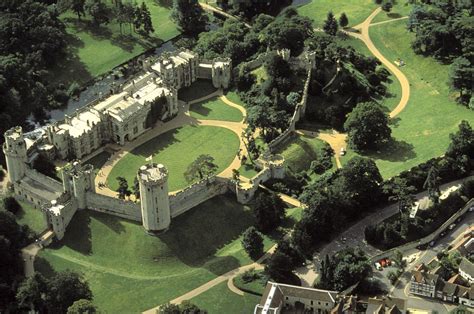 An Aerial View Of Warwick Castle Photograph By Richard Nowitz